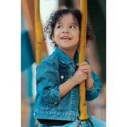 Girls' Casual Denim Dress
