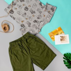 Kids' Cotton T-Shirt Set