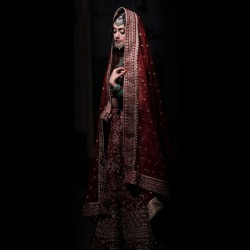 Women's Anarkali Suit - Maroon Women's Anarkali Suit - Maroon